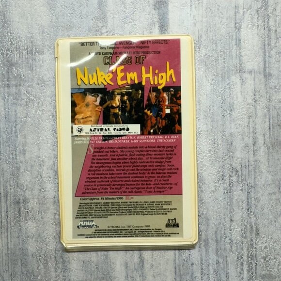 Horror VHS Movie Rental Box Flip Cards (RARE) - Picture 16 of 16